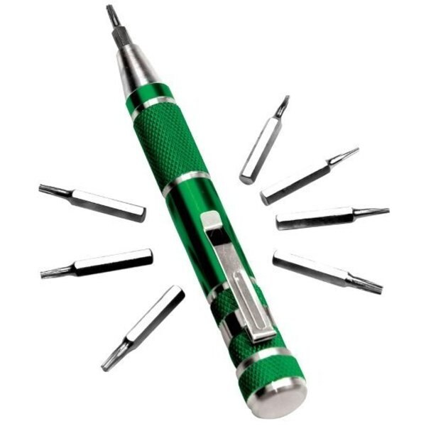 9-Pc Precision Screwdriver Set Bit Driver-Prec, W9148, Performance Tool, Mfr#: W9148